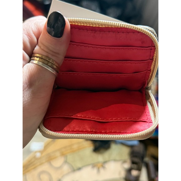 Coach Multicolor Signature C Canvas Zip Wristlet Pouch Cosmetic Bag - Picture 2 of 5